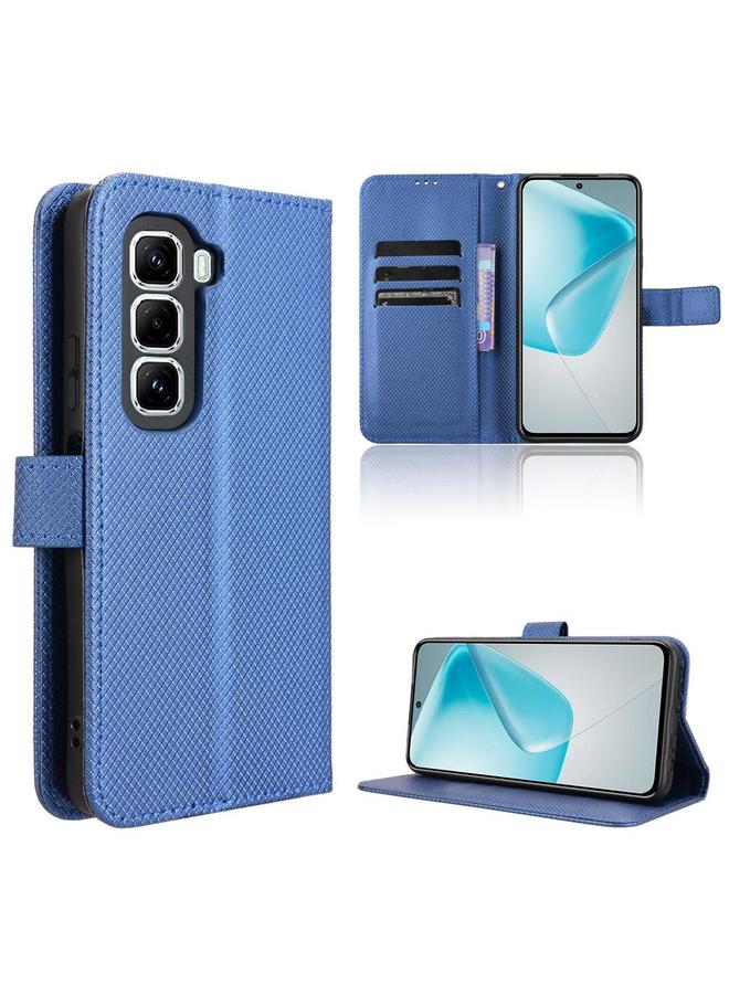 Zaboon Case For Infinix Hot 50 Pro+ 4G Diamond Texture Leather Phone Case - Image 1