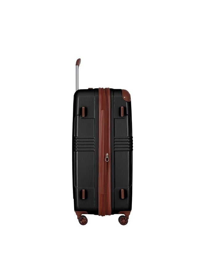 TOM CRUISER Grand Tour 20 Inch Hard Trolley with 16 Inch Vanity Case – Black, ABS+PC, TSA Lock, Silent Wheels - Image 4