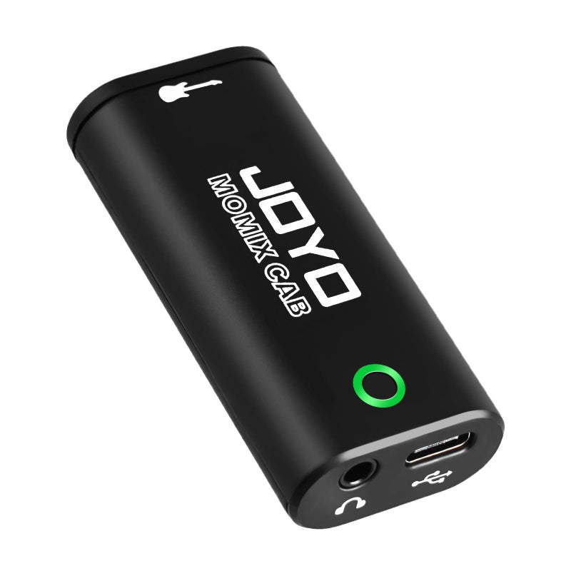 JOYO Guitar Audio Interface Pocket Internal Recording Sound Card with Type-C and Lightning for Phone Portable and Lightweight Plug & Play (MOMIX CAB) - Image 1