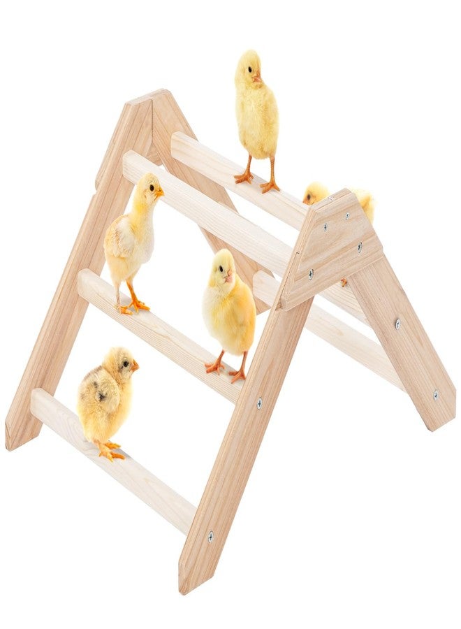 PETSFIT Chick Perch Prevent Rotation Design, Strong Wooden Chicken Roosting Bar, Easy to Assemble and Clean, Fun Toys for Chick Indoor/Outdoor Use - Image 1