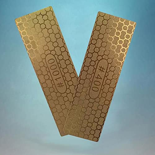 CALANDIS® Double Side Diamond Sharpening Stone Grind Sharpener Whetstone #400 Or #1000 - Image 2