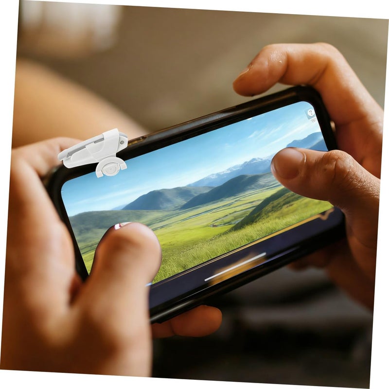 1Pair Mobile Game Controller Trigger Durable Phone Game Accessory for Enhanced Gaming Experience Compatible with Smartphones Material Gamers - Image 4