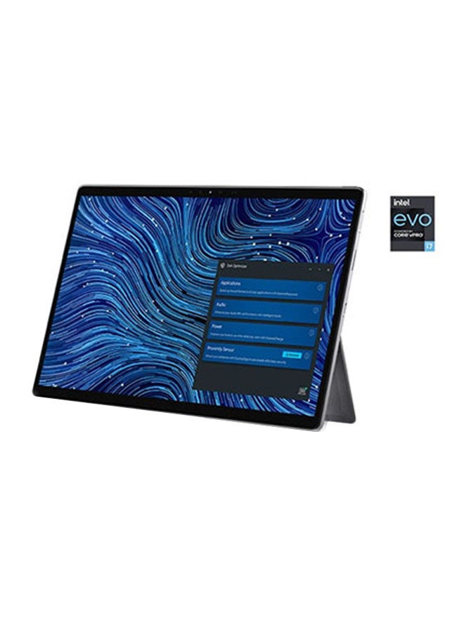 DELL Latitude 7000 7320 Detachable Laptop With 13-Inch Display, Core i5-1140G7 Processor/8GB RAM/256GB SSD/Intel Iris XE Graphics/Windows 11 English/Arabic Titan Grey - Image 1
