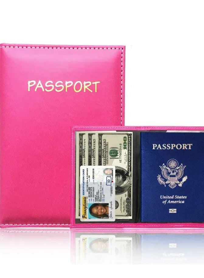 New Fashion Unisex Passport Holder Large Capacity ID Storage Bag Multifunctional Passport Holder with Card Slot