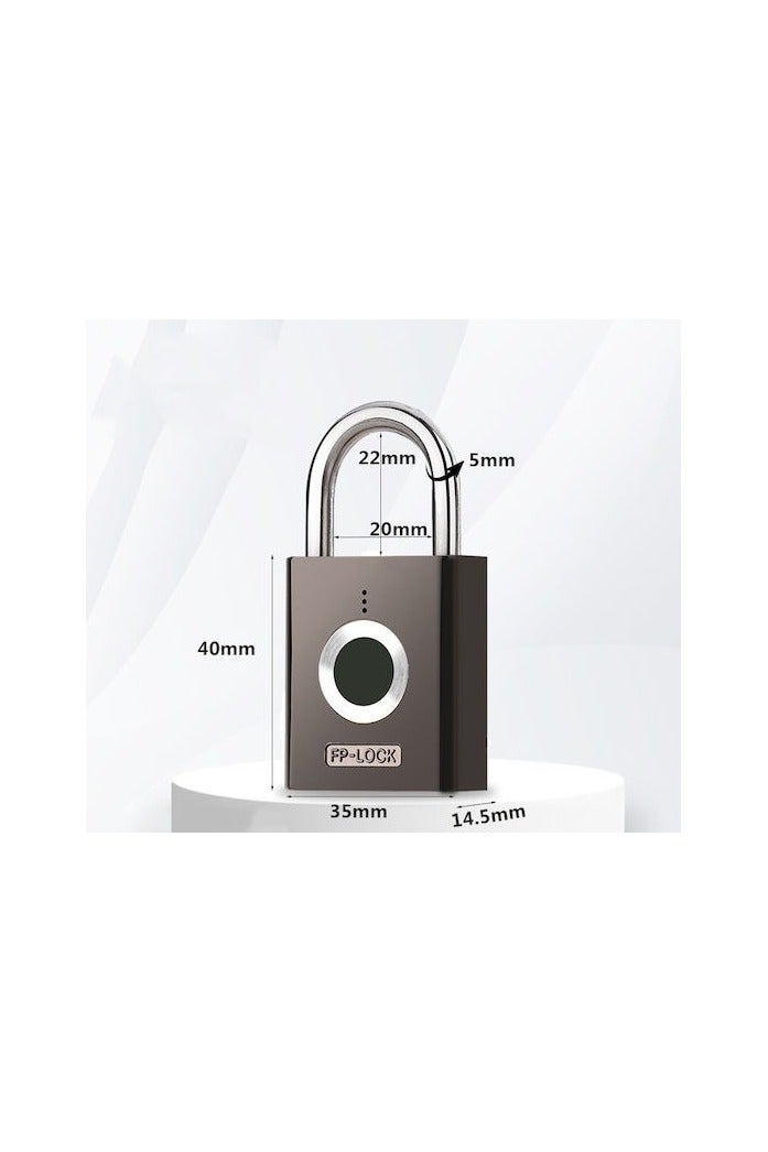 Fingerprint Padlock – Smart Keyless Waterproof Security Lock with Fingerprint Recognition - Image 4