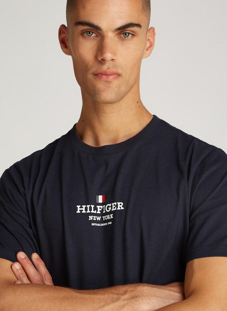 TOMMY HILFIGER Logo Crew Neck T-Shirt  - Image 3