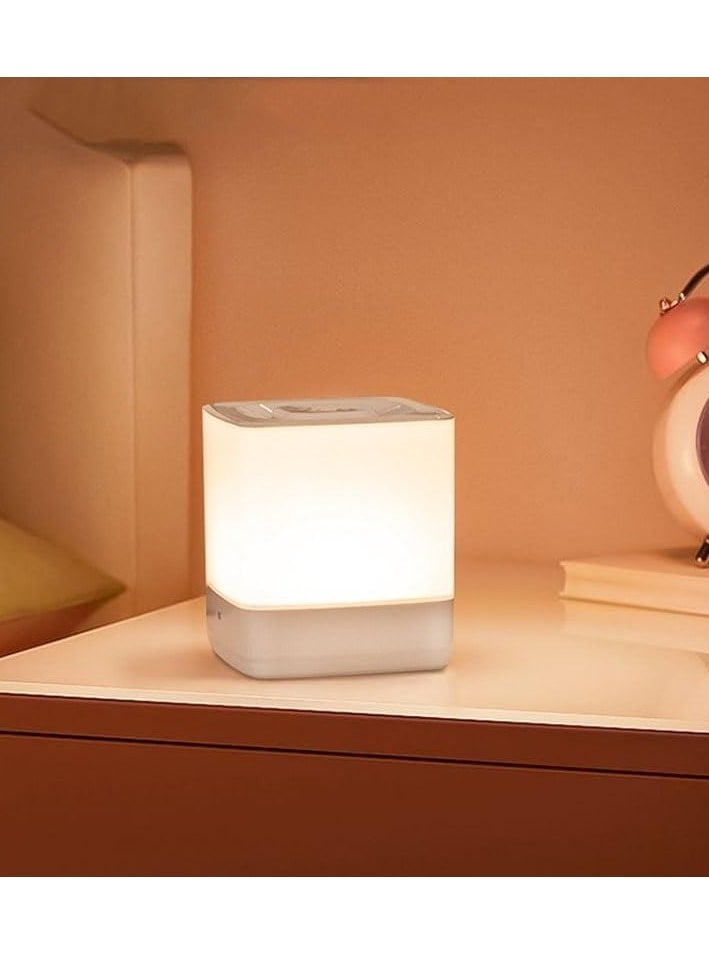 LED Sleeping Night Light Bedroom Warm Light Ambiance Bedside Lamp, Rechargeable with long 4000mAh battery