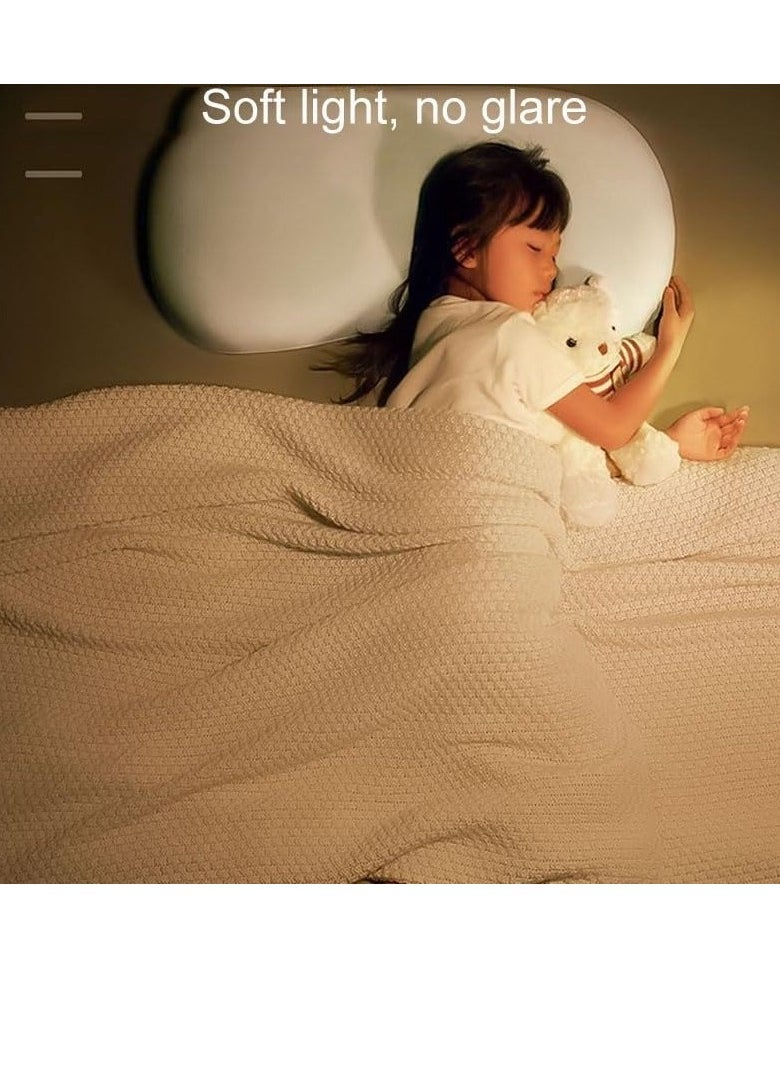 LED Sleeping Night Light Bedroom Warm Light Ambiance Bedside Lamp, Rechargeable with long 4000mAh battery