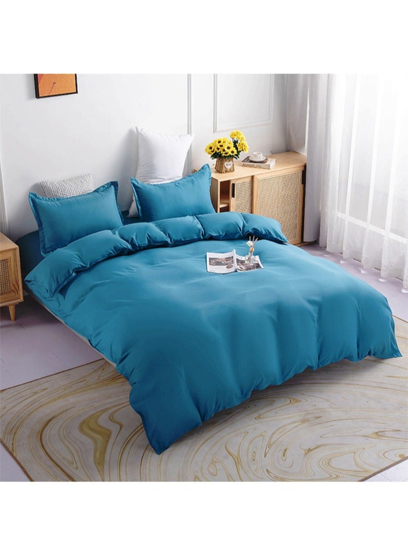 Sharpdo 4-Piece Bedding Set Including 1 Quilt Cover 1 Sheet 2 Pillowcases 2m Bed (200*230cm) - Image 2