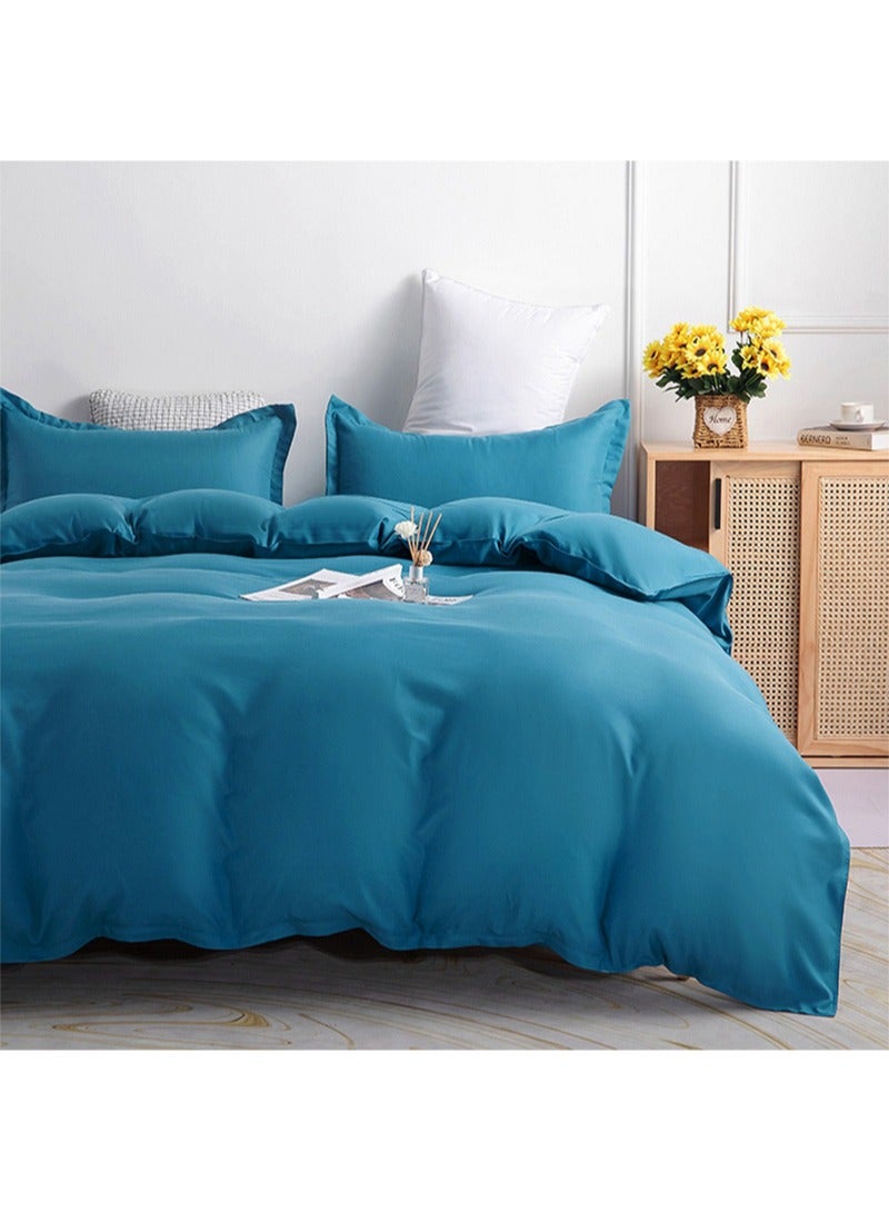 Sharpdo 4-Piece Bedding Set Including 1 Quilt Cover 1 Sheet 2 Pillowcases 2m Bed (200*230cm) - Image 5