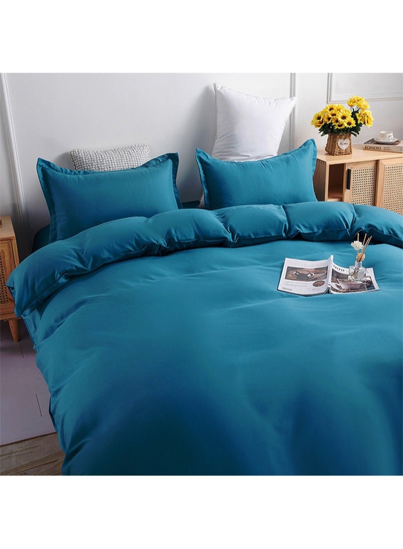Sharpdo 4-Piece Bedding Set Including 1 Quilt Cover 1 Sheet 2 Pillowcases 2m Bed (200*230cm) - Image 4