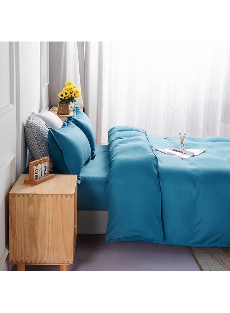 Sharpdo 4-Piece Bedding Set Including 1 Quilt Cover 1 Sheet 2 Pillowcases 2m Bed (200*230cm) - Image 3