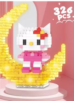 Brick Model Building Blocks Kitty Shape With Glow Light  - Image 4