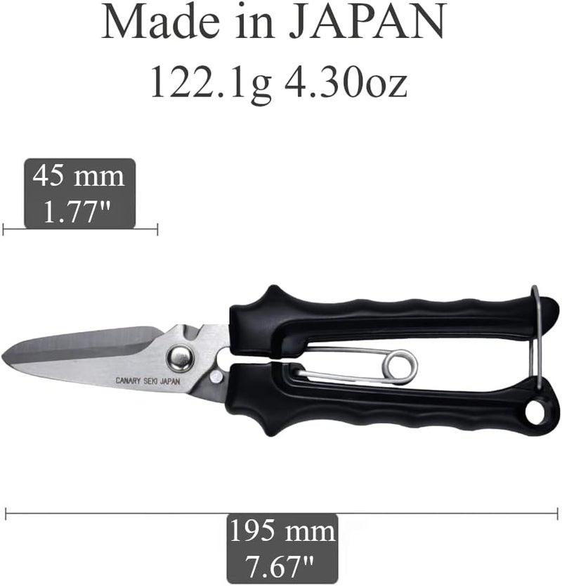 CANARY NAW-195 Arm Wrestler Powerful Snip Hand Shears - Heavy Duty Utility Scissors - Image 2