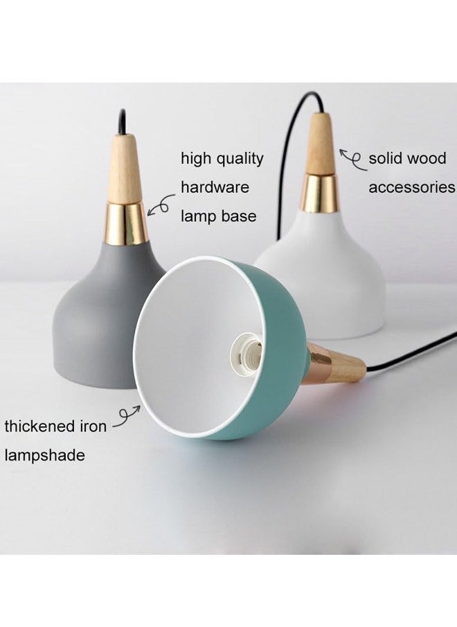 Generic - Pendant Ceiling Light with Bulbs Modern Macaron Nordic Hanging Ceiling Light with Adjustable Cord, Minimalist Pendant Lighting Adjustable Chandelier Decor Lamp for Dinning Room - Image 1