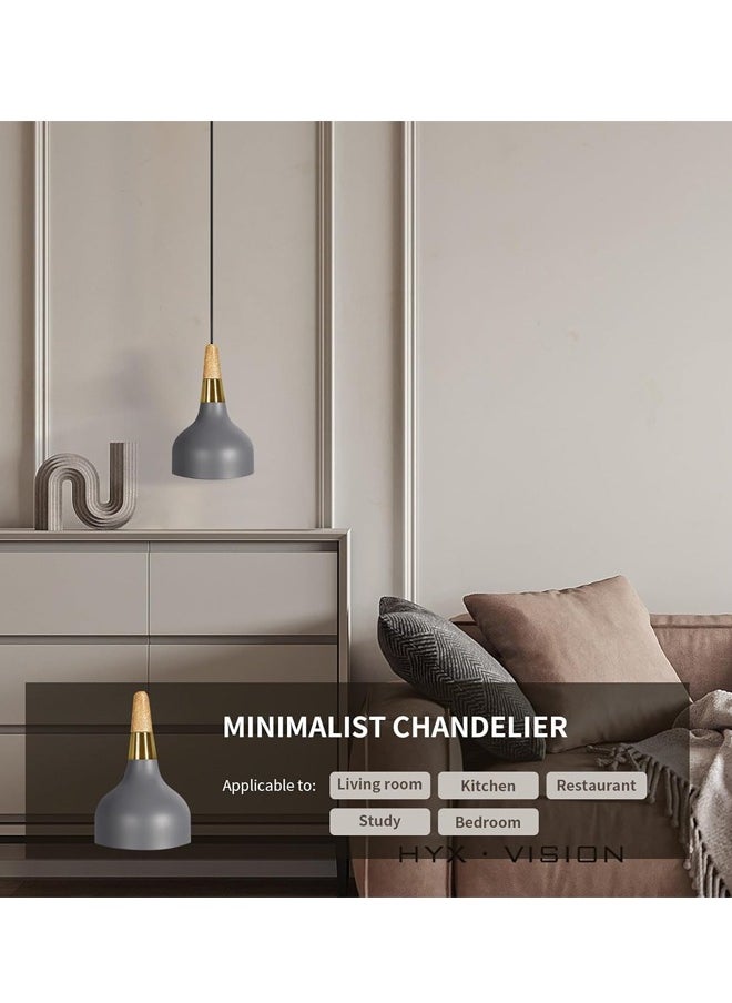 Generic - Pendant Ceiling Light with Bulbs Modern Macaron Nordic Hanging Ceiling Light with Adjustable Cord, Minimalist Pendant Lighting Adjustable Chandelier Decor Lamp for Dinning Room - Image 1