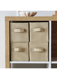 Home Box Olive Cube Fabric Box 33 x 16.5 x 15.5 cm  - Image 2