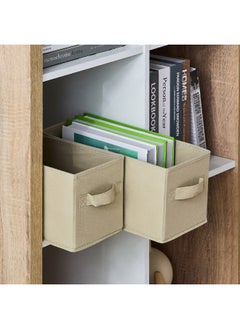 Home Box Olive Cube Fabric Box 33 x 16.5 x 15.5 cm  - Image 3