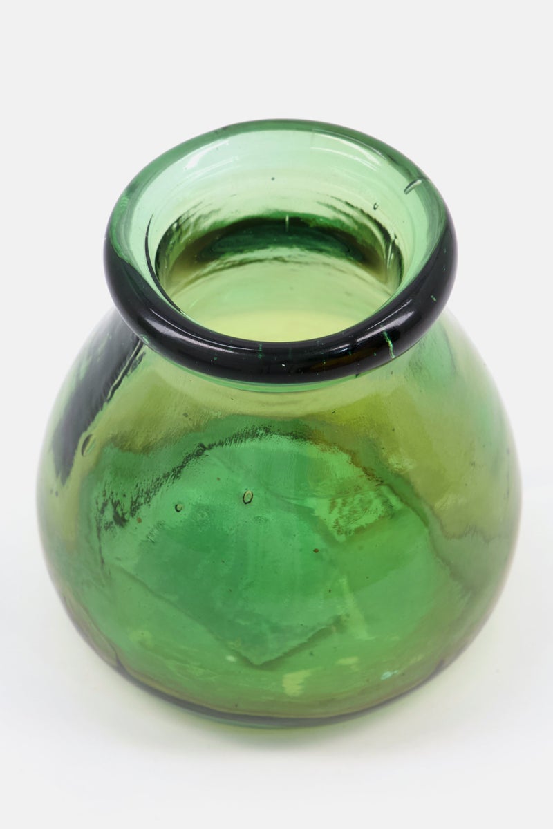 Muy Mucho Glass Vase, Green - Image 2