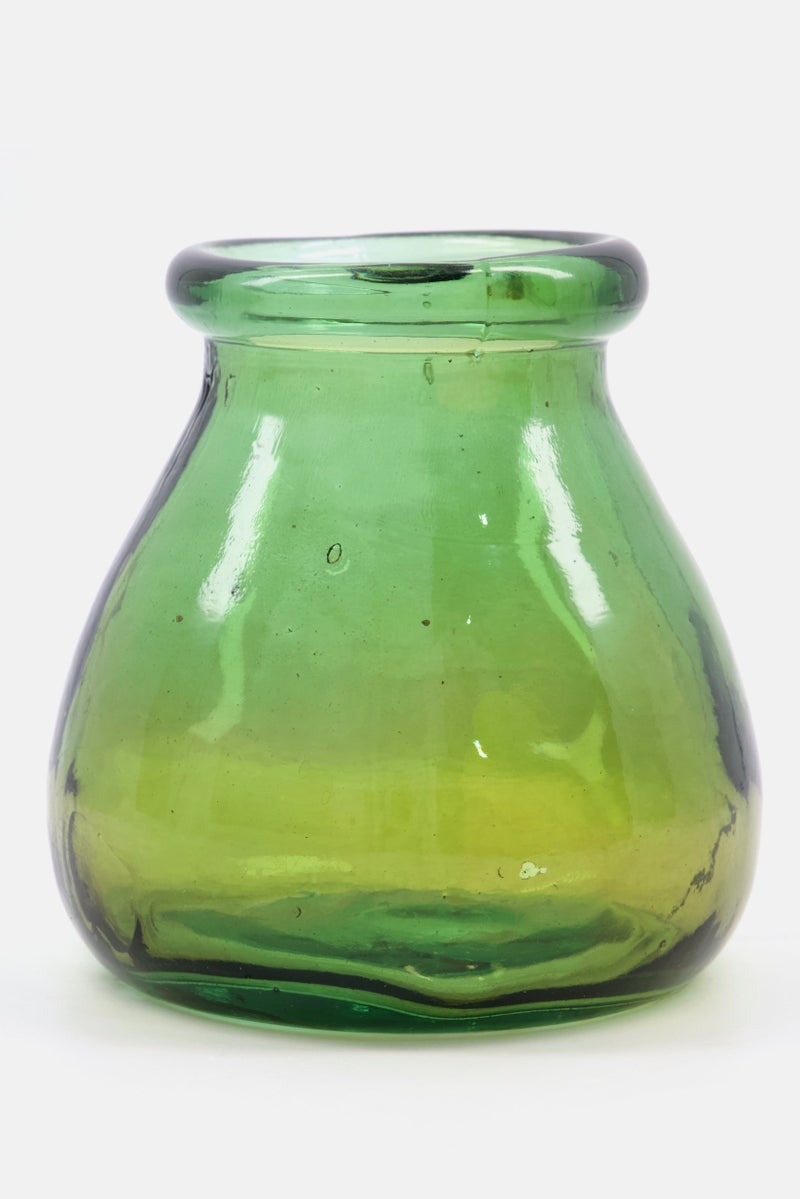 Muy Mucho Glass Vase, Green - Image 1