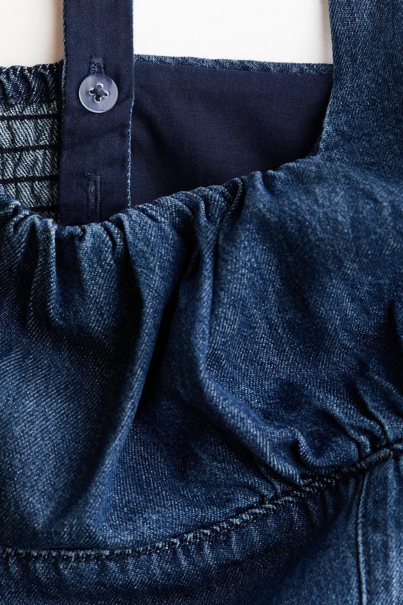 H&M  Denim midi dress for Women | Best Price UAE