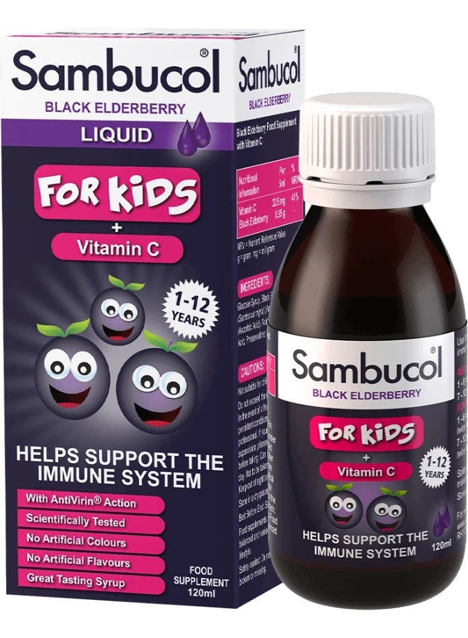 Sambucol Elderberry and Vitamin C Syrup for Children 120ml