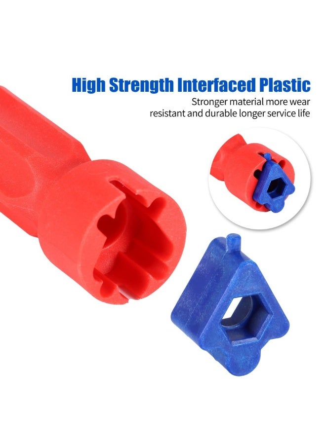 Toilet Seat Fitting Tool, Universal Toilet Seat Repair Wrench Anti-slip Installation Removal Key for 10/13/17mm Nuts - Image 3