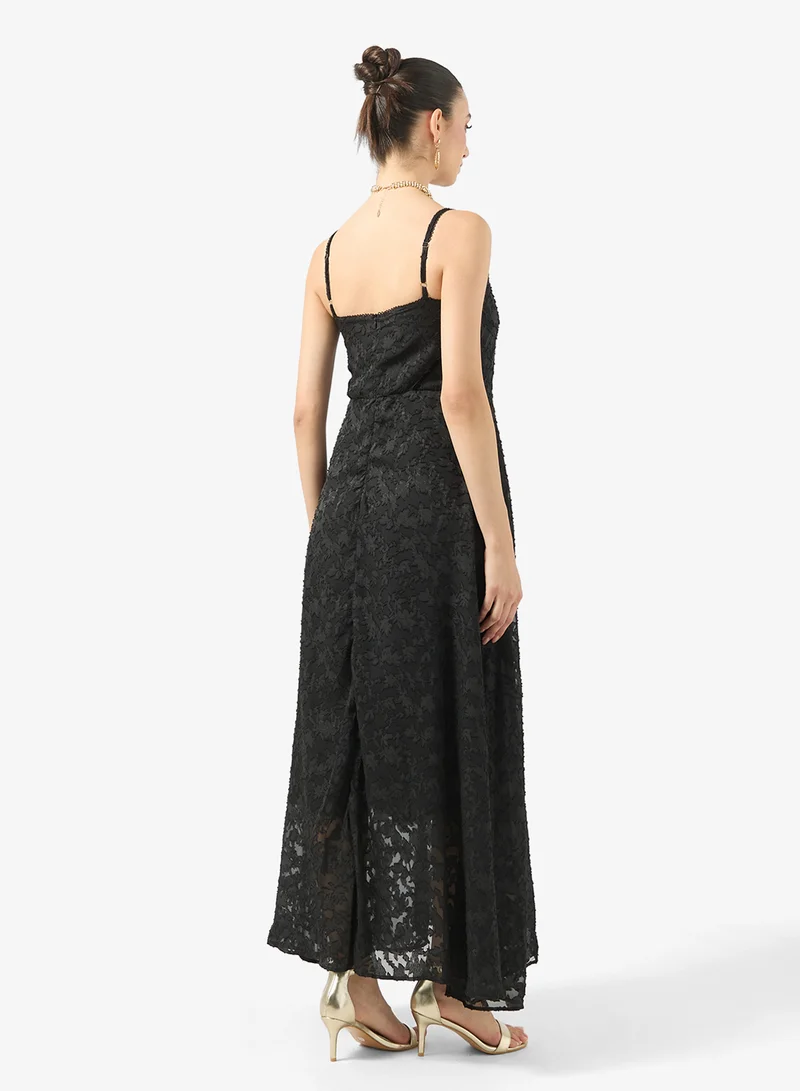 جينجر بوتيك Corset Bodice Lace A Line Dress