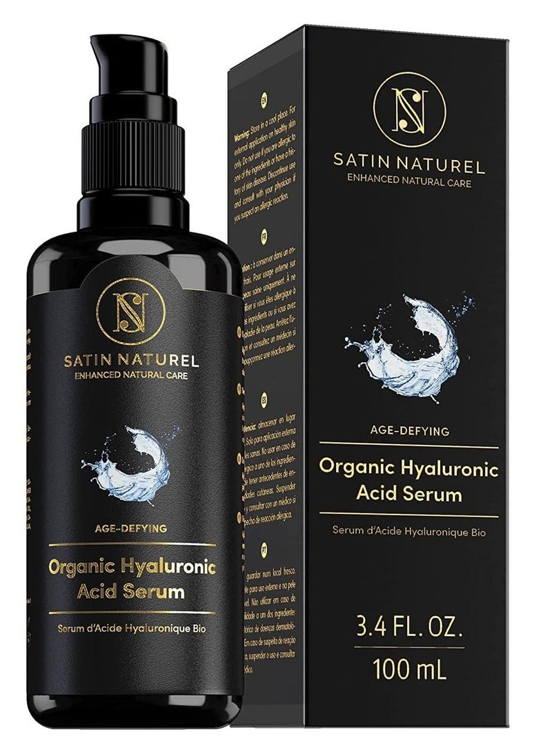 SATIN NATUREL - SATIN NATUREL Organic Hyaluronic Acid Serum 100ml - Image 1