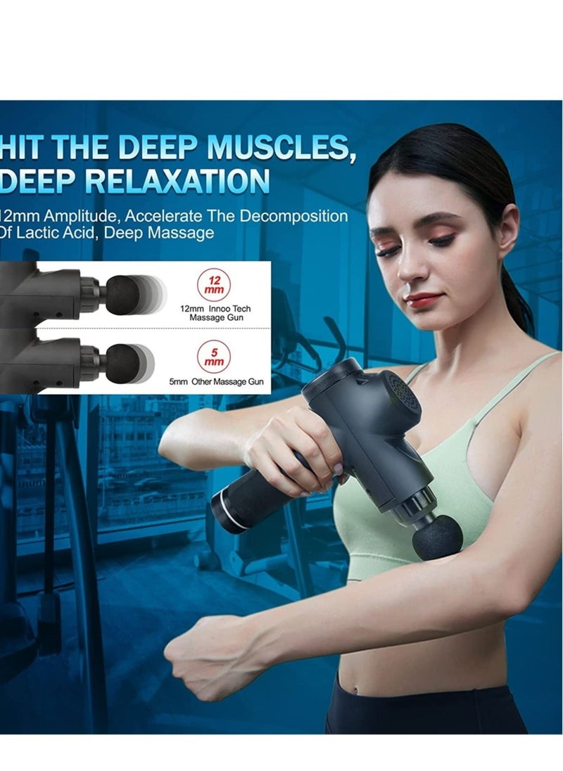 ELTRAZONE Electric Muscle Relaxation Massage Home Fitness Equipment Adjustable Vibrating Speed with 6 Massage Heads  - Image 2