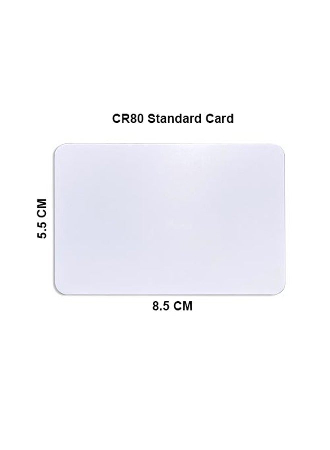 50-Piece Inkjet Printable White PVC Card  - Image 2