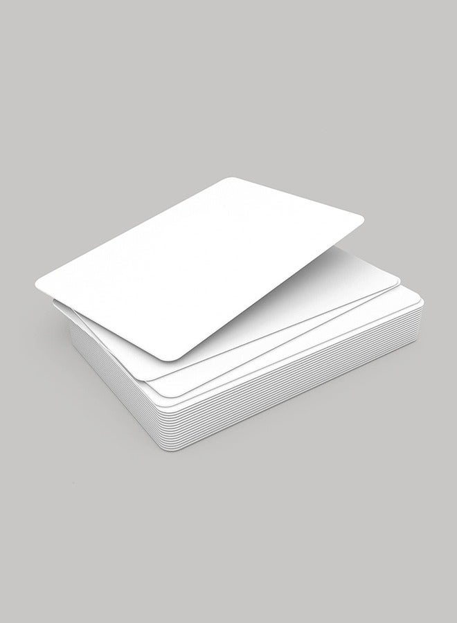 50-Piece Inkjet Printable White PVC Card  - Image 3