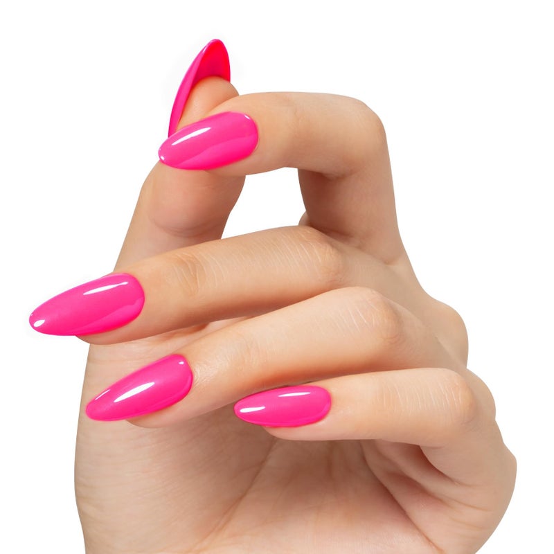 MAYCHAO 15ML Hot Pink Gel Nail Polish 1Pc Bright Pink Gel Polish Soak Off UV LED Nail Varnish Nail Art Starter Manicure Salon DIY at Home, 0.5 OZ - Image 3