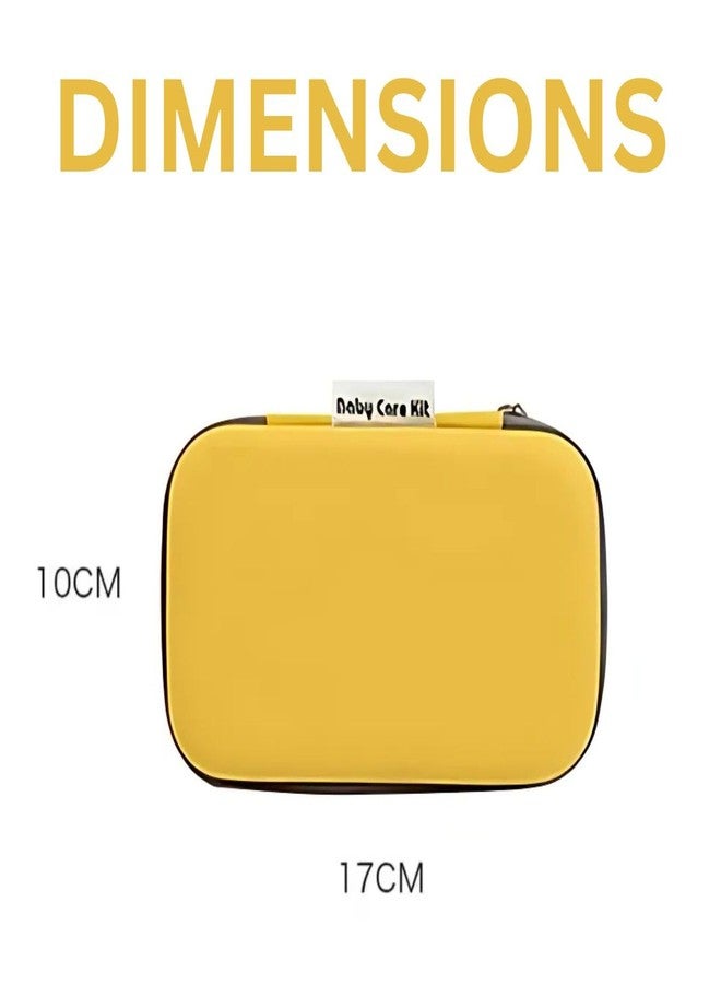 ZIKKU 8-Piece Baby Grooming Kit | Newborn & Infant Care Set | Portable Hygiene Essentials with Storage Case (Yellow) - Image 4