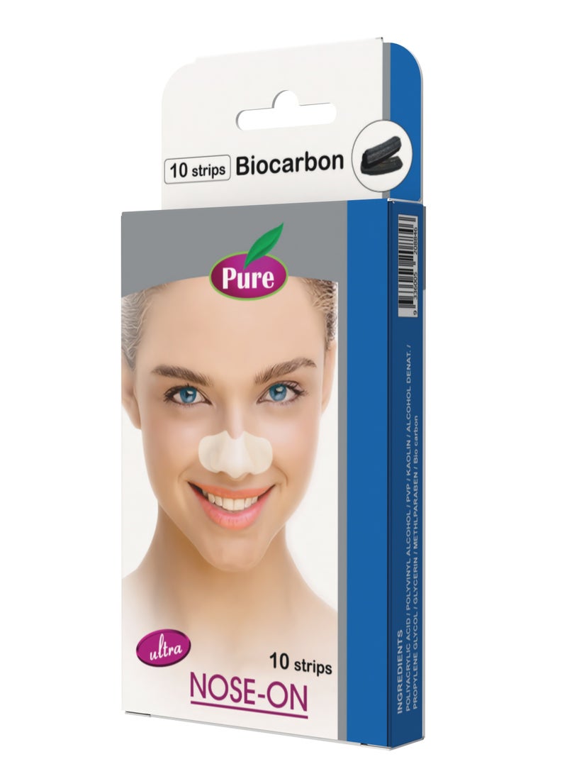 بيور شرائط بيور لتنظيف مسام الأنف بالفحم - 10 شريط - Image 3
