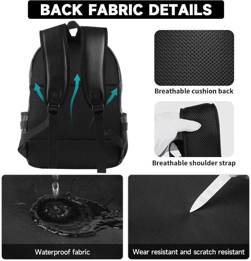 MATE ELAN unisex-adult 1 PU leather causl backpack (pack of 1) - Image 4