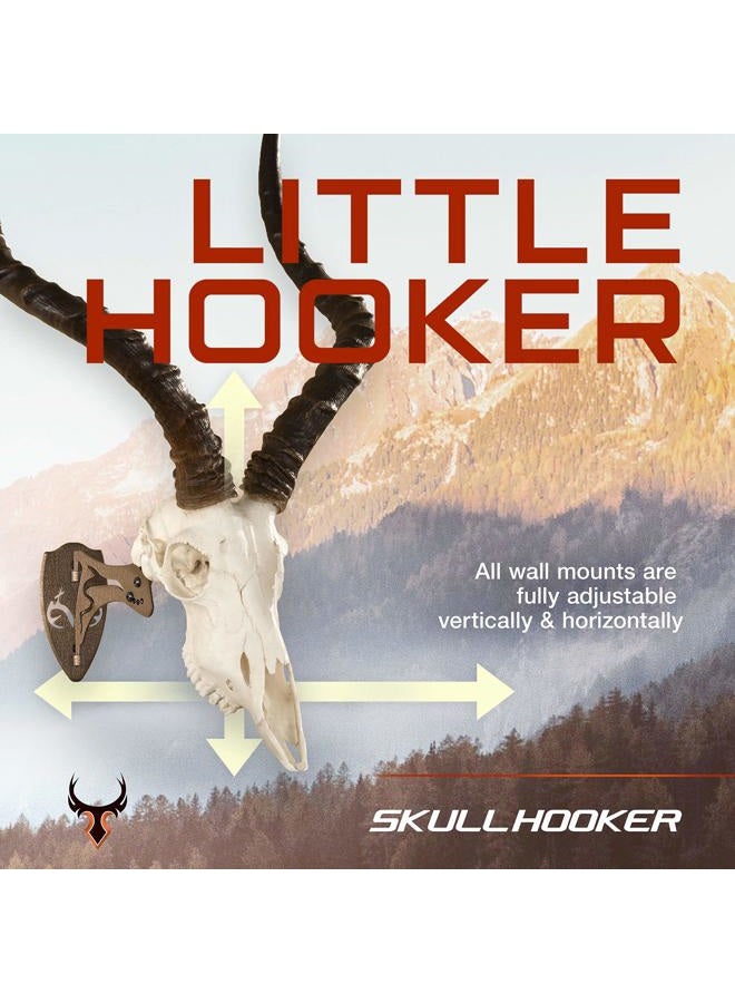 Skull Hooker Little European Trophy Mount - Perfect Kit for Hanging and Mounting Taxidermy Deer Antlers and other s for Display – Robust Brown - Image 3
