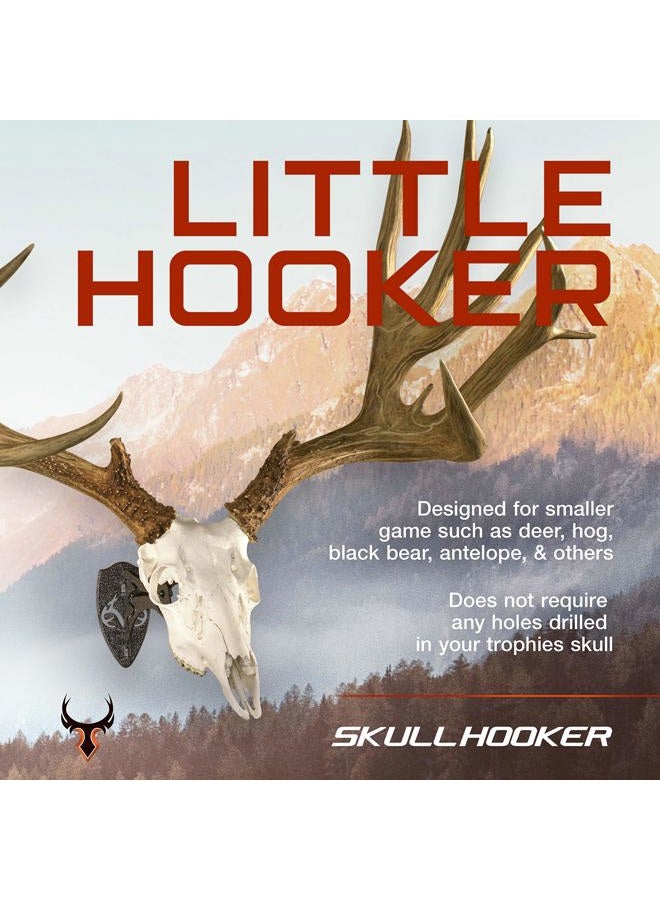 Skull Hooker Little European Trophy Mount - Perfect Kit for Hanging and Mounting Taxidermy Deer Antlers and other s for Display – Robust Brown - Image 2
