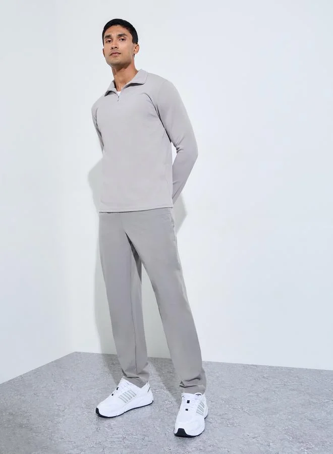 ستايلي Men Zipper Pocket Training Trackpants