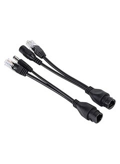 erorex 1 Pair POE Adapter Cable Tape Screened POE Switch Cable POE Splitter Injector Power Supply  - Image 1