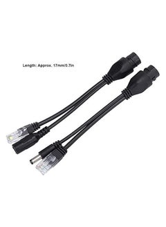 erorex 1 Pair POE Adapter Cable Tape Screened POE Switch Cable POE Splitter Injector Power Supply  - Image 5
