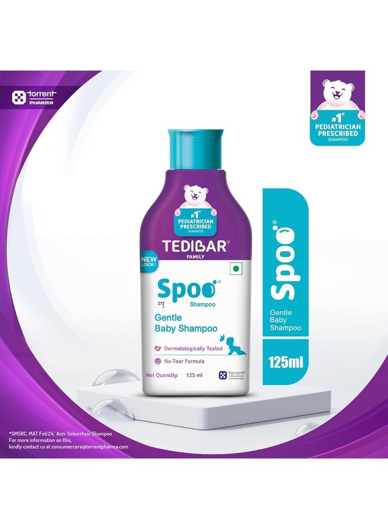 Tedibar Curatio Baby Spoo Shampoo 125ml (Pack of 2) - Image 2