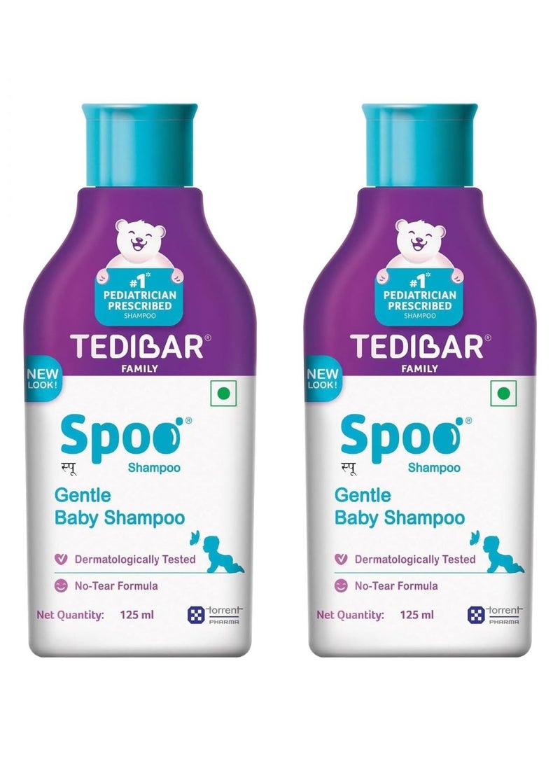 Tedibar Curatio Baby Spoo Shampoo 125ml (Pack of 2) - Image 1