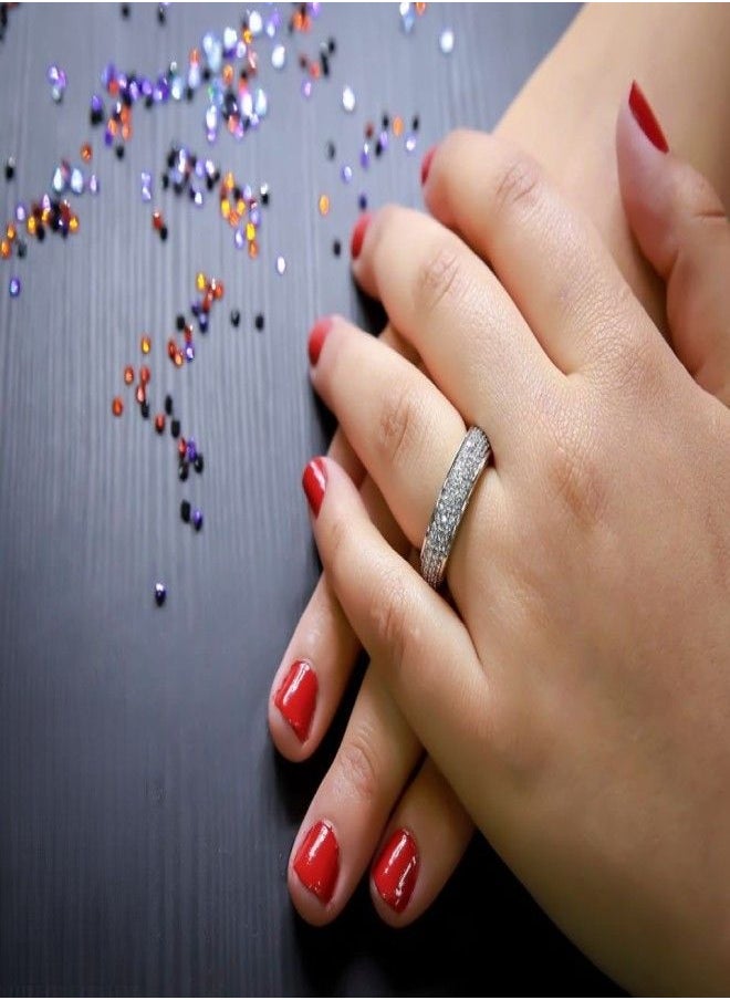 3Diamonds - Ring For Women platinum Plated - Image 1