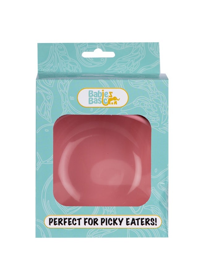 Babies Basic 2 Piece Baby Feeding Set With Silicone Suction Bowl And Silicone Spoon  - Image 5