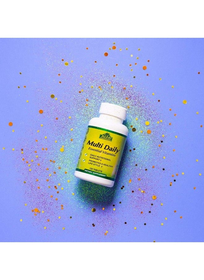 alfa vitamins - ® Multi Daily Essential Vitamins To Support The Immune System And Promote A Healthy Lifestyle 120 Tablets - Image 1