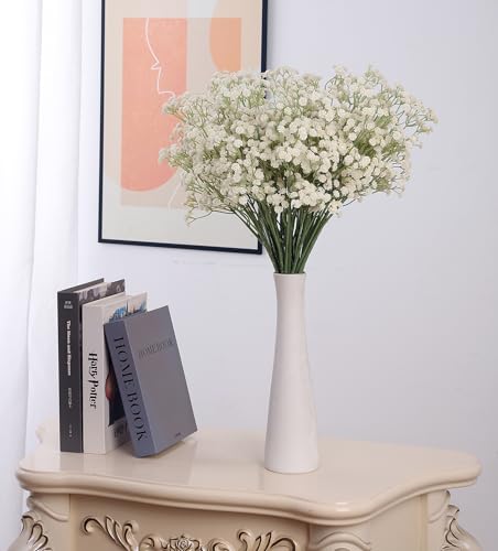 Duovlo 10pcs Babies Breath Flowers 23.6" Artificial Gypsophila Bouquets Real Touch Flowers for Wedding Home DIY Decor - Image 4