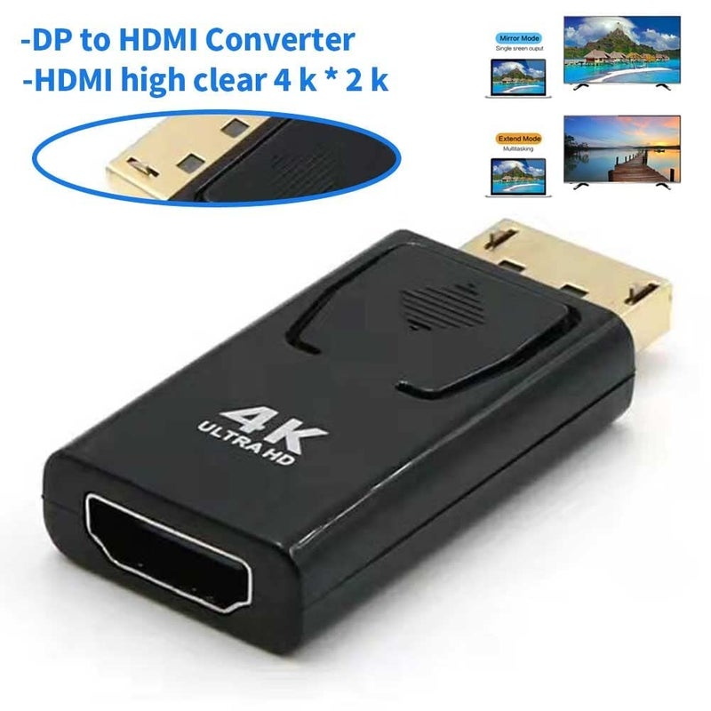Keendex kx 2273 displayport (dp) male to hdmi female 4k converter - black-result.feed.gl_electronics-size - Image 3