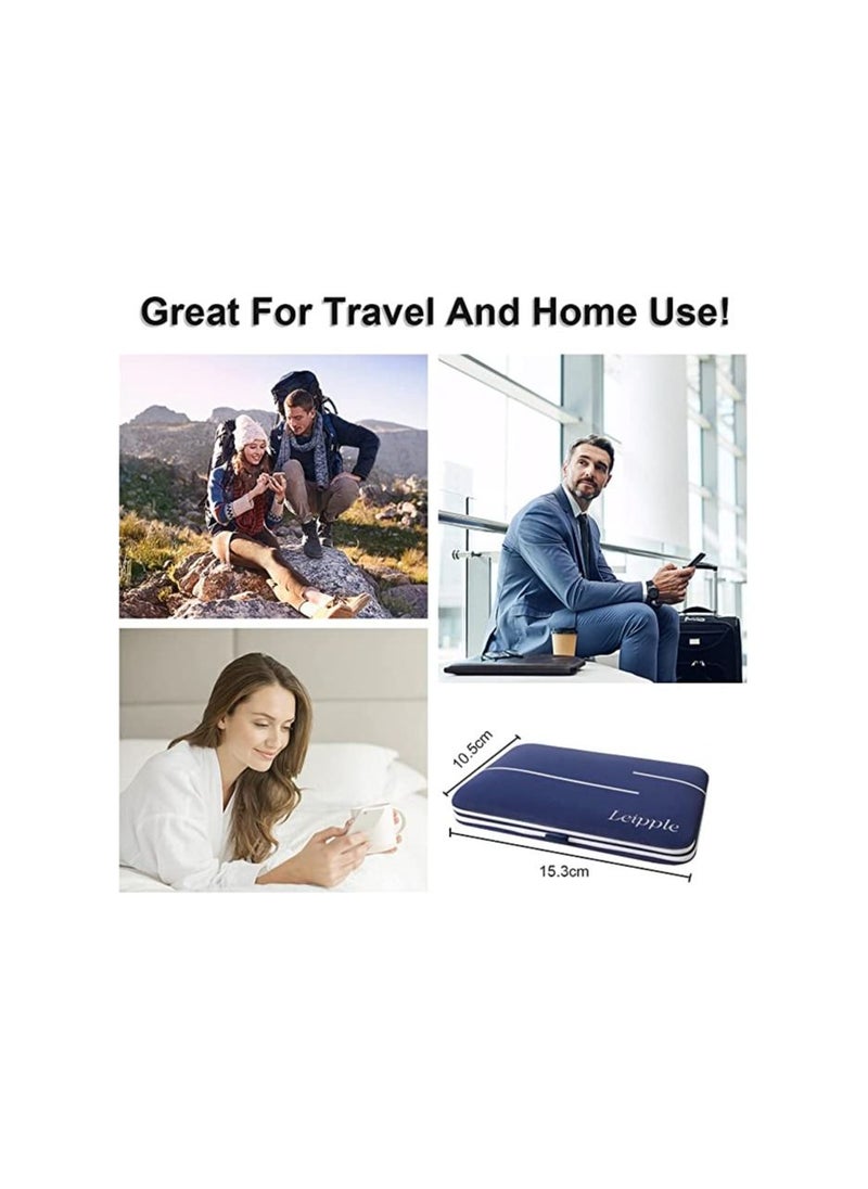 BBstore Nail Clippers Manicure Set of 21 Blue  - Image 4
