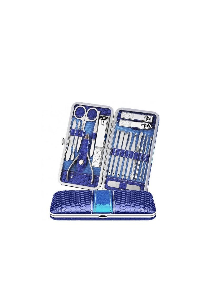 BBstore Nail Clippers Manicure Set of 21 Blue  - Image 1